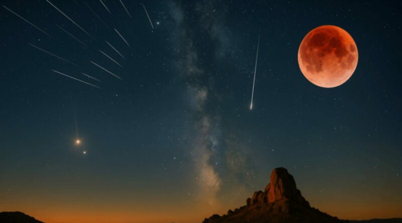 Norėtumėte savo akimis pamatyti kruvinąjį Mėnulį, dešimtis krentančių meteorų ar planetų „bučinį“?