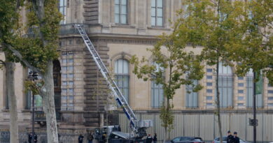 Įsilaužėliai, su savimi turėję elektrinius įrankius, sekmadienį ištraukiamomis kopėčiomis užlipo į vieną viršutinių Luvro muziejaus aukštų ir pagrobė neįkainojamus juvelyrinius dirbinius – šiam įžūliam apiplėšimui šviesiu paros metu užteko vos septynių minučių, pranešė šaltiniai ir pareigūnai.