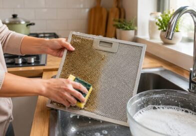 Riebaluota gartraukio filtro danga: kaip ją išvalyti namų sąlygomis