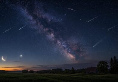 Liepos dangus: dvi meteorų liūtys, Paukščių Takas ir planetų susitikimai