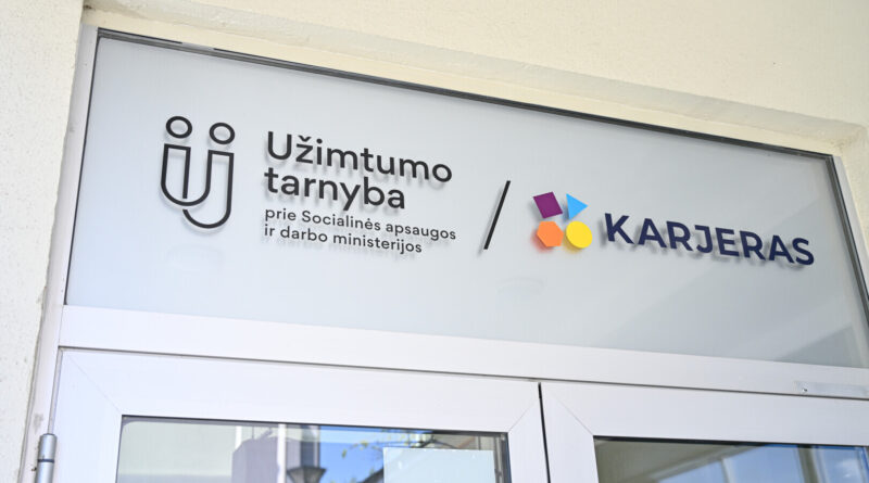 Registruotas nedarbas šalyje sumažėjo