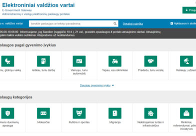 Elektroninės valdžios vartams – naujas veidas