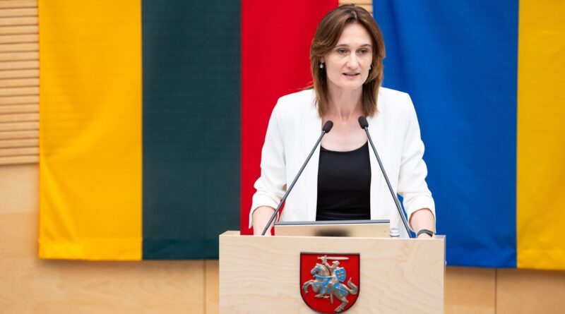 Čmilytė-Nielsen neatmeta idėjos kandidatuoti į prezidentus