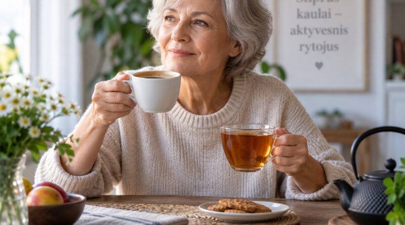 Arbata prieš kavą: kuris gėrimas palankesnis kaulams?