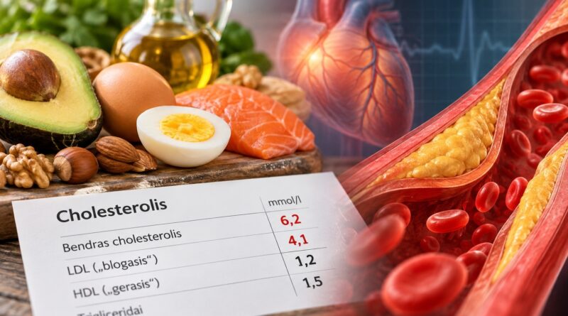 Cholesterolis: priešas ar būtina organizmo medžiaga?